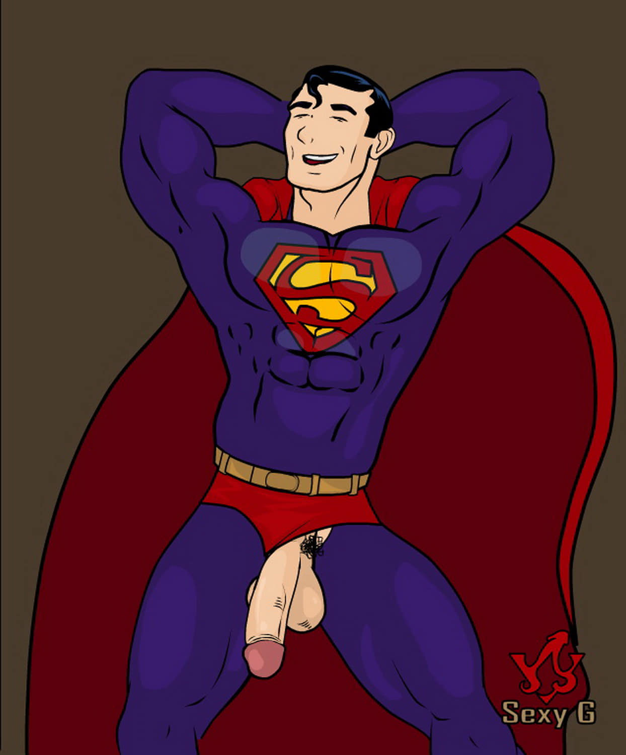 Superman Muscle Solo Penis Solo Male