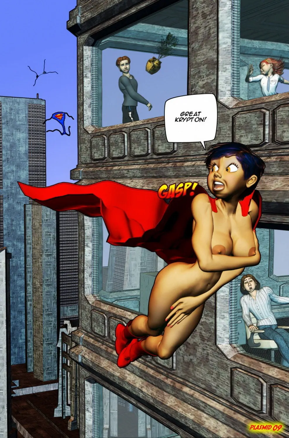 Superman Tits Nude Nipples