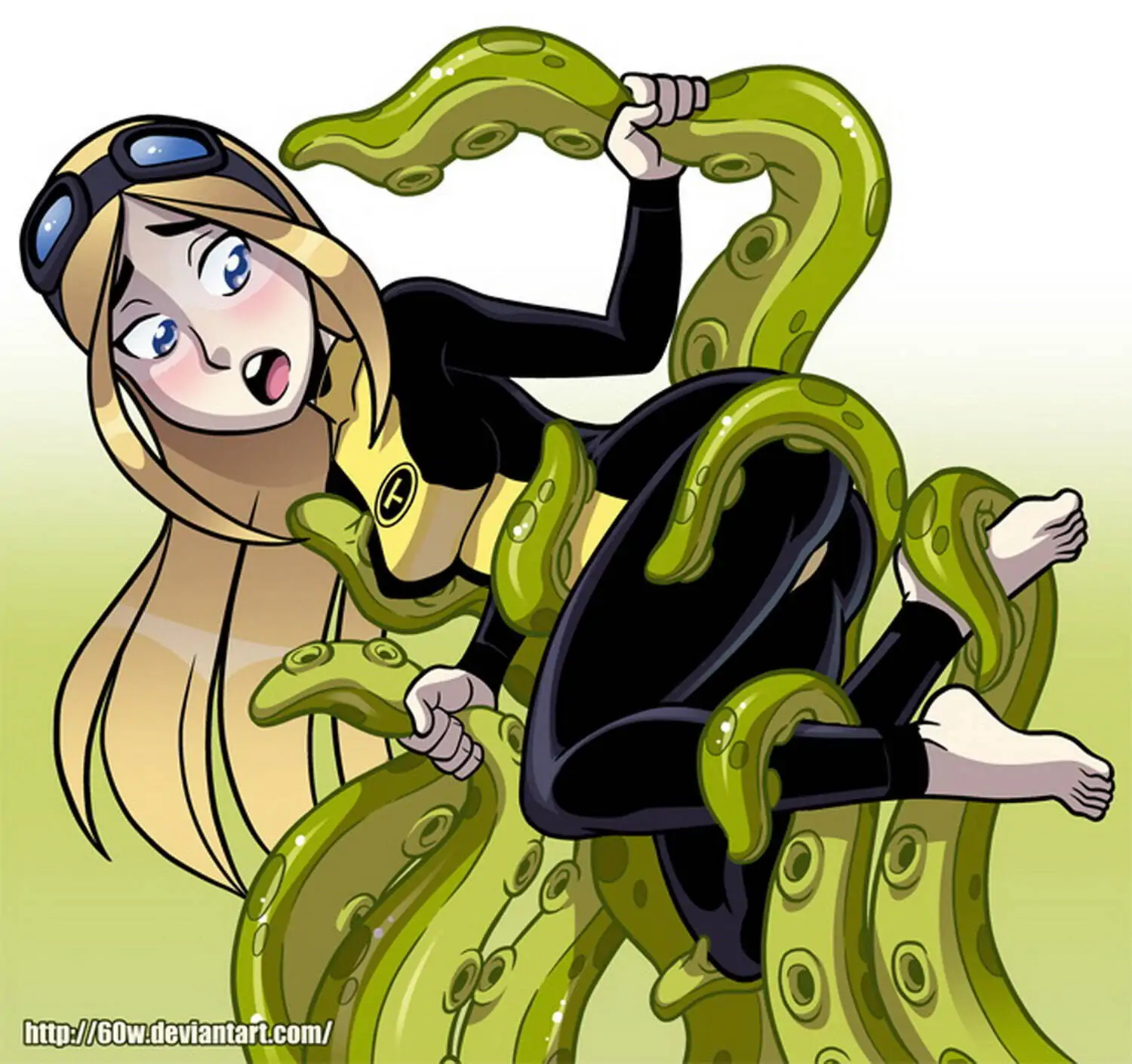 Tara Markov and Terra Blonde Tentacle Female Only