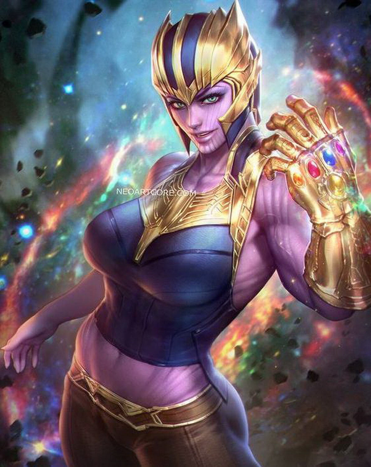 Thanos Alien Female Only Armpit Fetish Solo