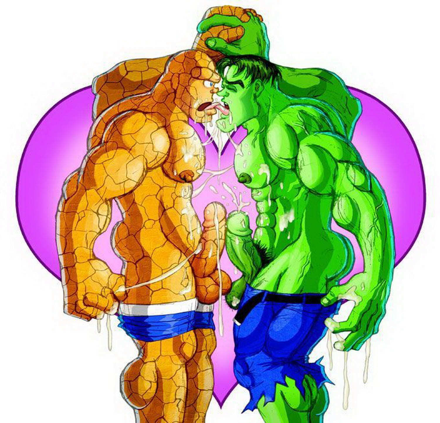 The Thing and Ben Grimm Muscle