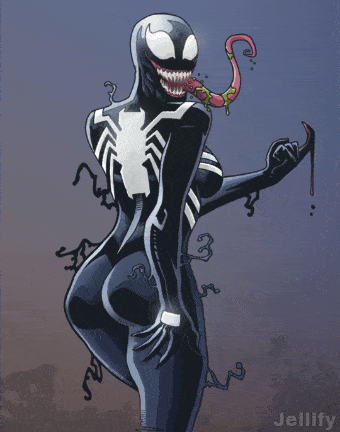 She-Venom Shaking Butt