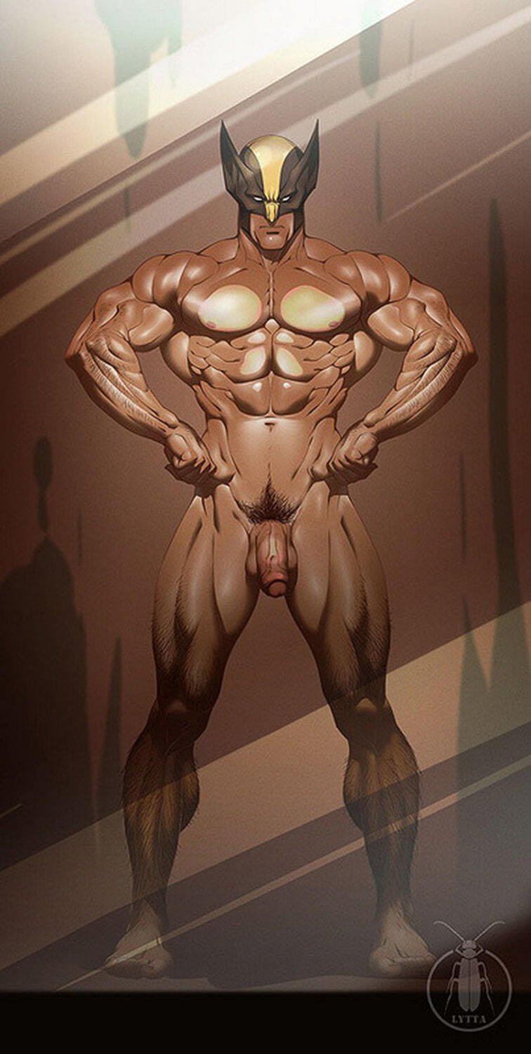 Wolverine (X-Men) Muscular Penis Nude