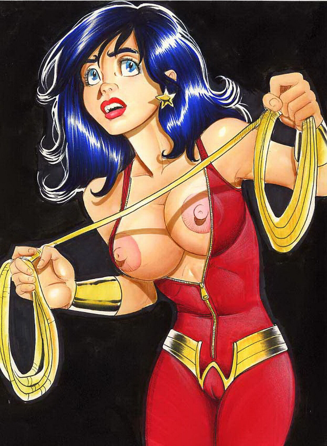 Wonder Girl and Donna Troy Tits