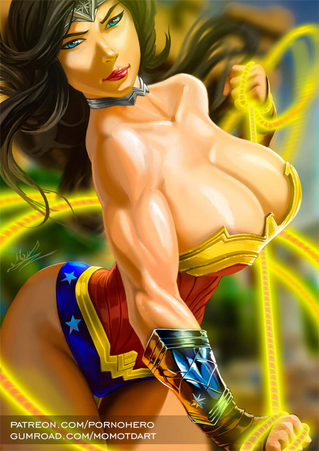 Wonder Woman and Diana Prince Muscular Muscular Female Female Only