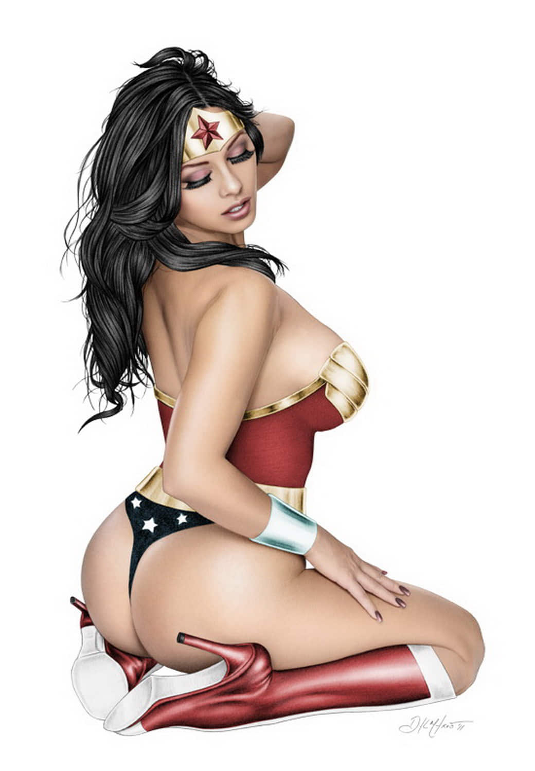 Wonder Woman Solo Busty Dat Ass Female Only