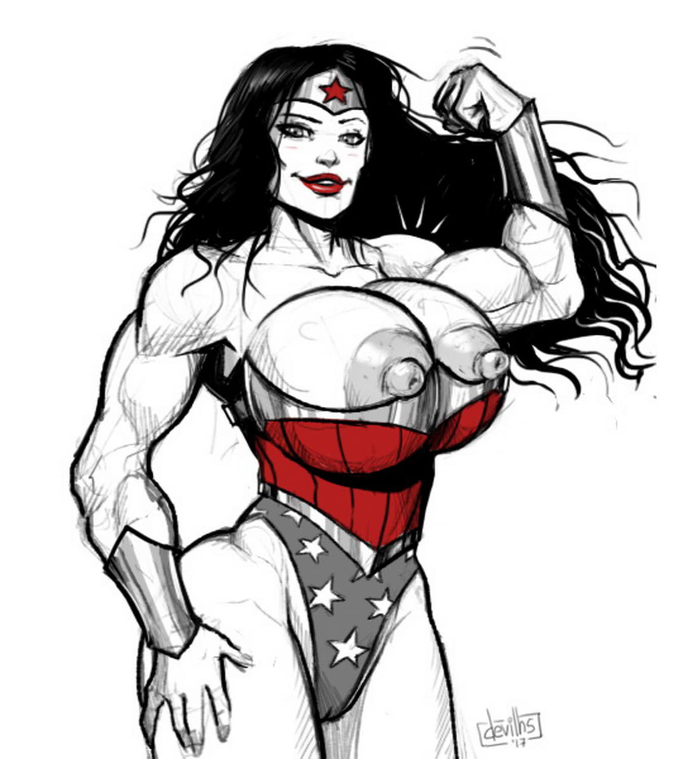 Wonder Woman Nipples