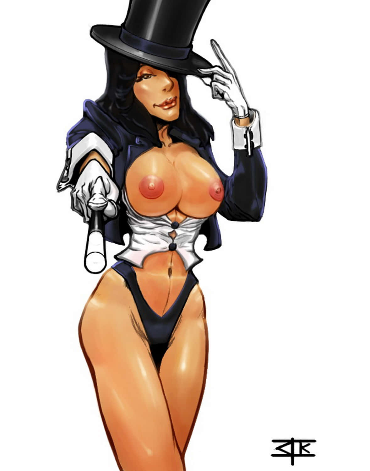 Zatanna Female Only Tits Solo Nipples Panties